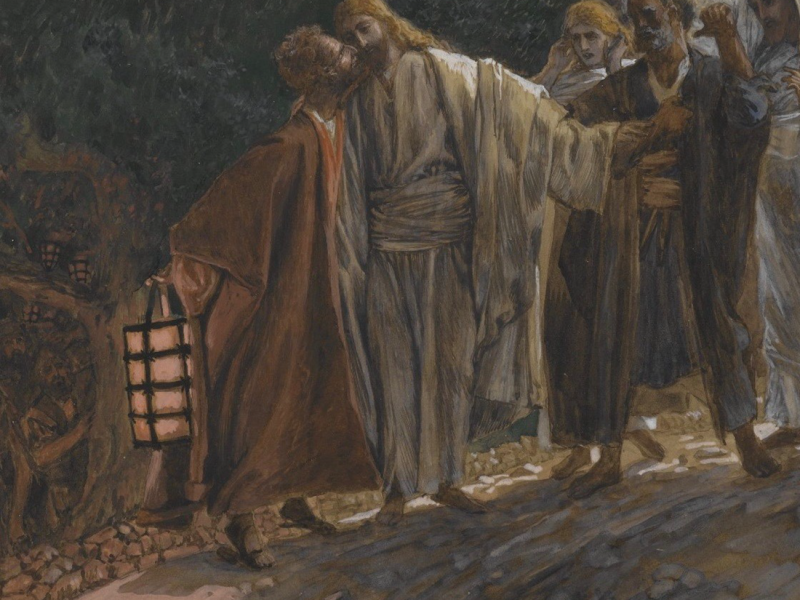 Second Station: Jesus, Betrayed by Judas, is Arrested